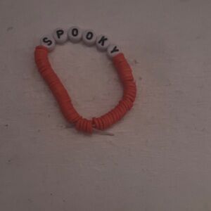 Spooky Orange Kids Bracelet